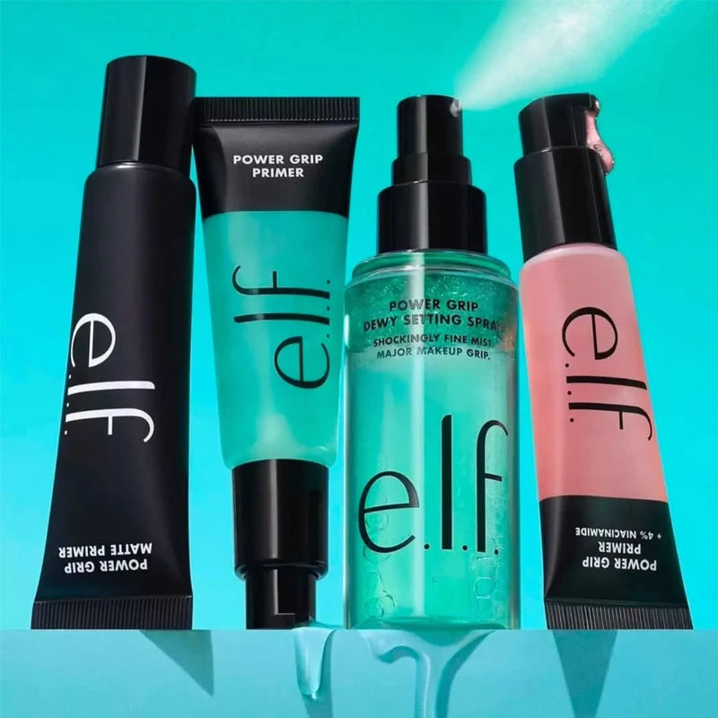 Elf Power Grip Primer crema Base Facial hidratante a base de Gel mejora la textura del maquillaje bálsamo labial ajuste Base en aerosol