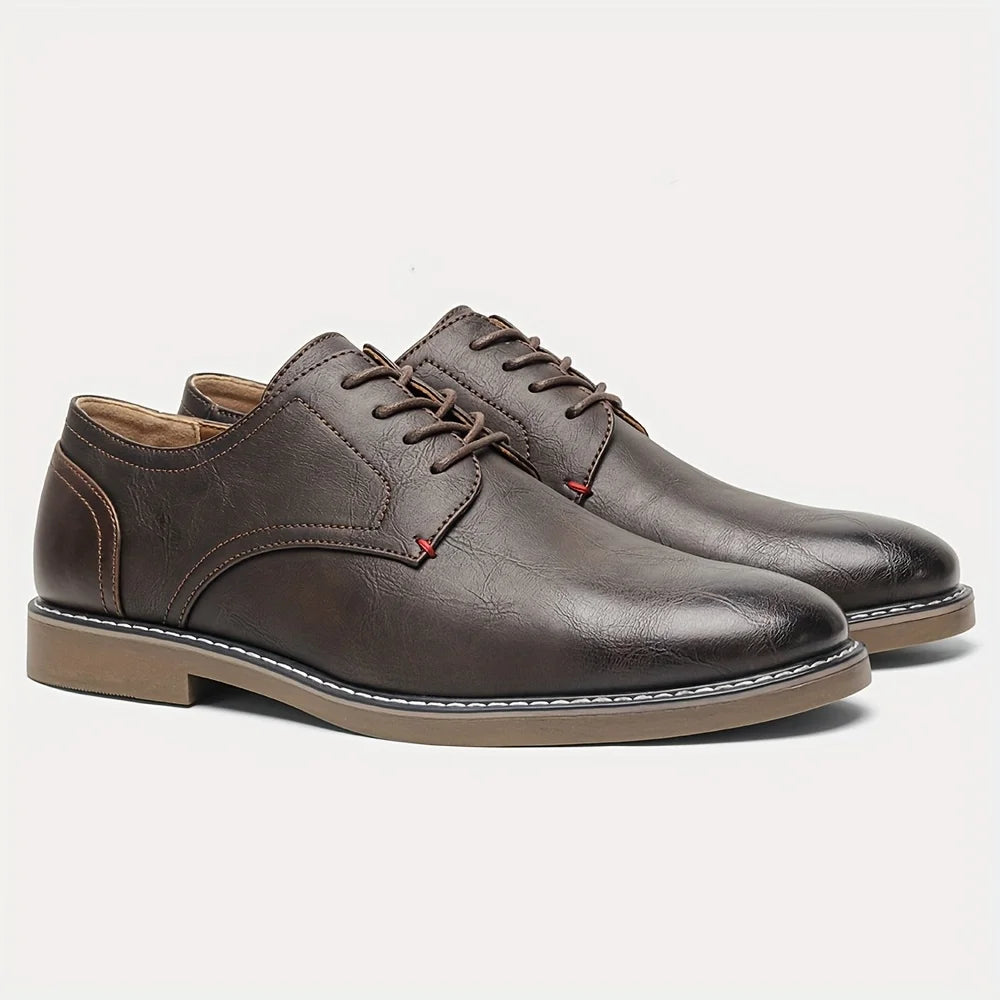 Zapatos de Cuero para Hombre, Cómodos, de Marca, a la Moda 2026