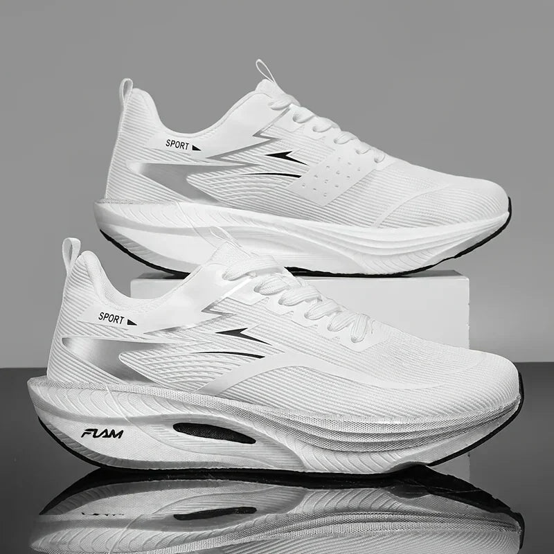 Zapatillas deportivas para hombre, zapatillas informales para maratón, transpirables, ligeras, cómodas, atléticas, antideslizantes, para caminar al aire libre