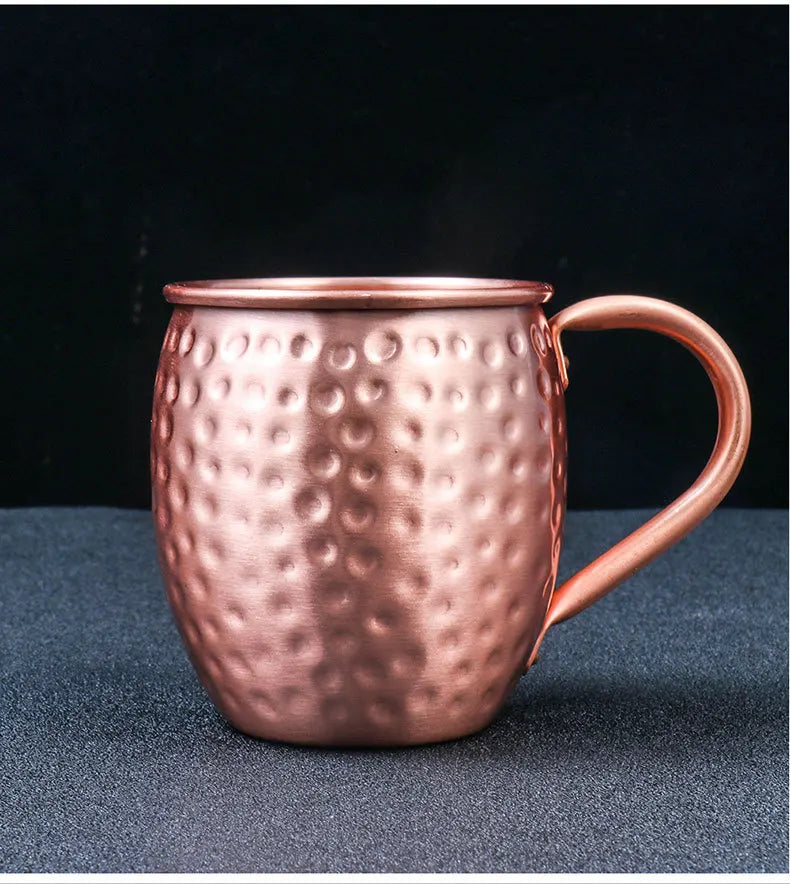 Taza de Cobre Puro de 530 ml, Taza Moscow Mule, Taza para Cócteles, Taza de Cobre Puro para Restaurante, Bar, Bebidas Frías