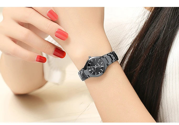 Alta calidad relojes reloj de moda para mujer marca de lujo 2025 cuarzo reloj para mujer esfera pequeña calendario reloj de pulsera para mujer,reloj mujer,relojes mujer imitaciones de marcas lujo