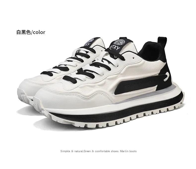 Zapatillas Deportivas Transpirables para Hombre, Primavera 2026, con Suela Suave Antideslizante, Blancas, Modernas, Estilo Casual