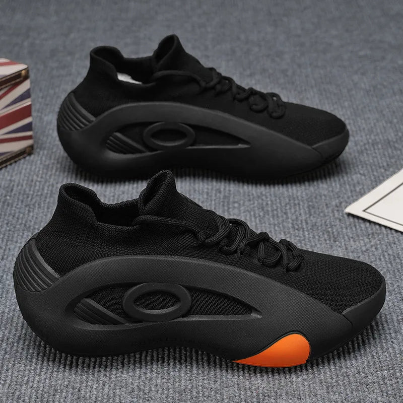 2025 zapatos de malla con estilo para Hombre, cómodos zapatos informales transpirables para Hombre, nuevas Zapatillas sin cordones para Hombre, Zapatillas planas para Hombre