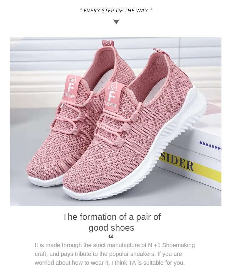 Zapatillas Deportivas para Mujer 2026, Transpirables, de Malla, para Caminar, Cómodas, Casuales y a la Moda