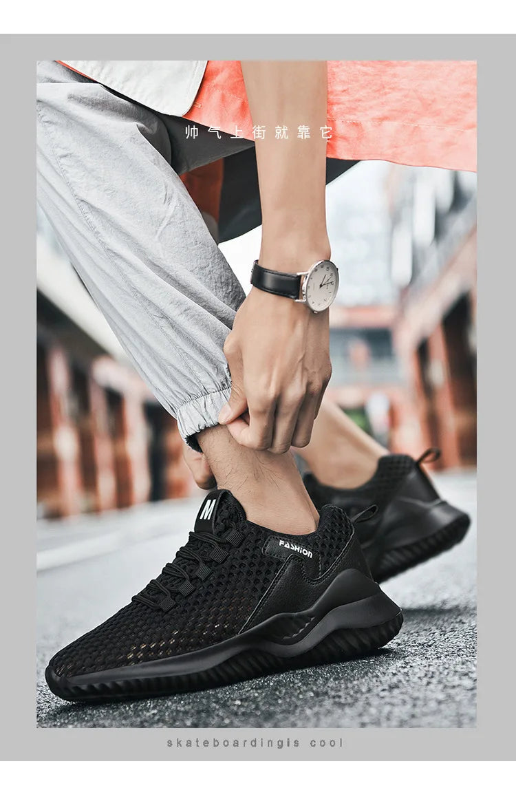 Zapatillas de Verano 2026 para Hombre, Mocasines Transpirables de Malla, Zapatos Casuales Cómodos para Caminar, Zapatillas Deportivas para Correr