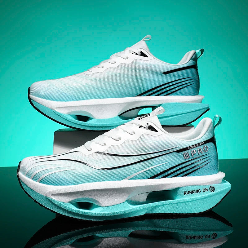    Zapatillas de Running Marathon para Hombre, con Placa de Carbono, Casuales, Transpirables, para Tenis, Deportivas, Ligeras, para Mujer
