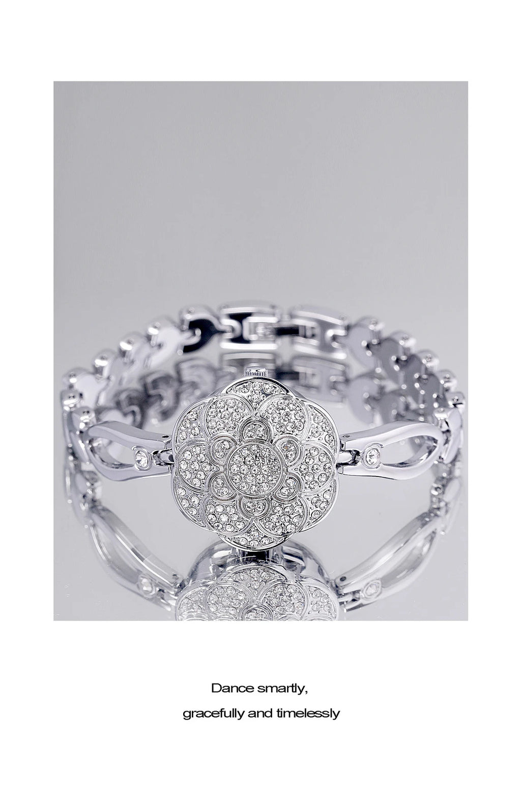 Reloj de mujer Camelia Flip-top reloj de cuarzo ligero de lujo exquisito temperamento pulsera reloj de mujer regalo