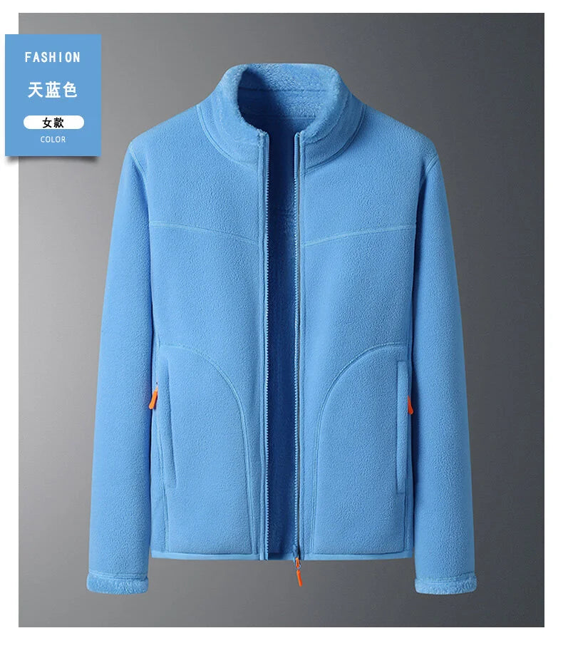 Sudadera con capucha de lana Unisex para hombre y mujer, ropa deportiva de gran tamaño, cálida y gruesa, sudadera clásica informal, moda de otoño e invierno