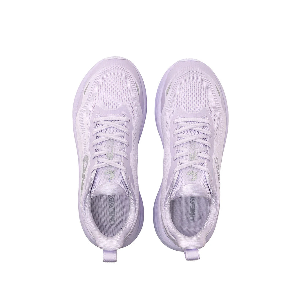 ONEMIX Zapatillas de deporte de malla transpirable y ligeras para mujer, zapatillas para correr con suela suave antideslizante y absorción de impactos, para fitness y uso versátil
