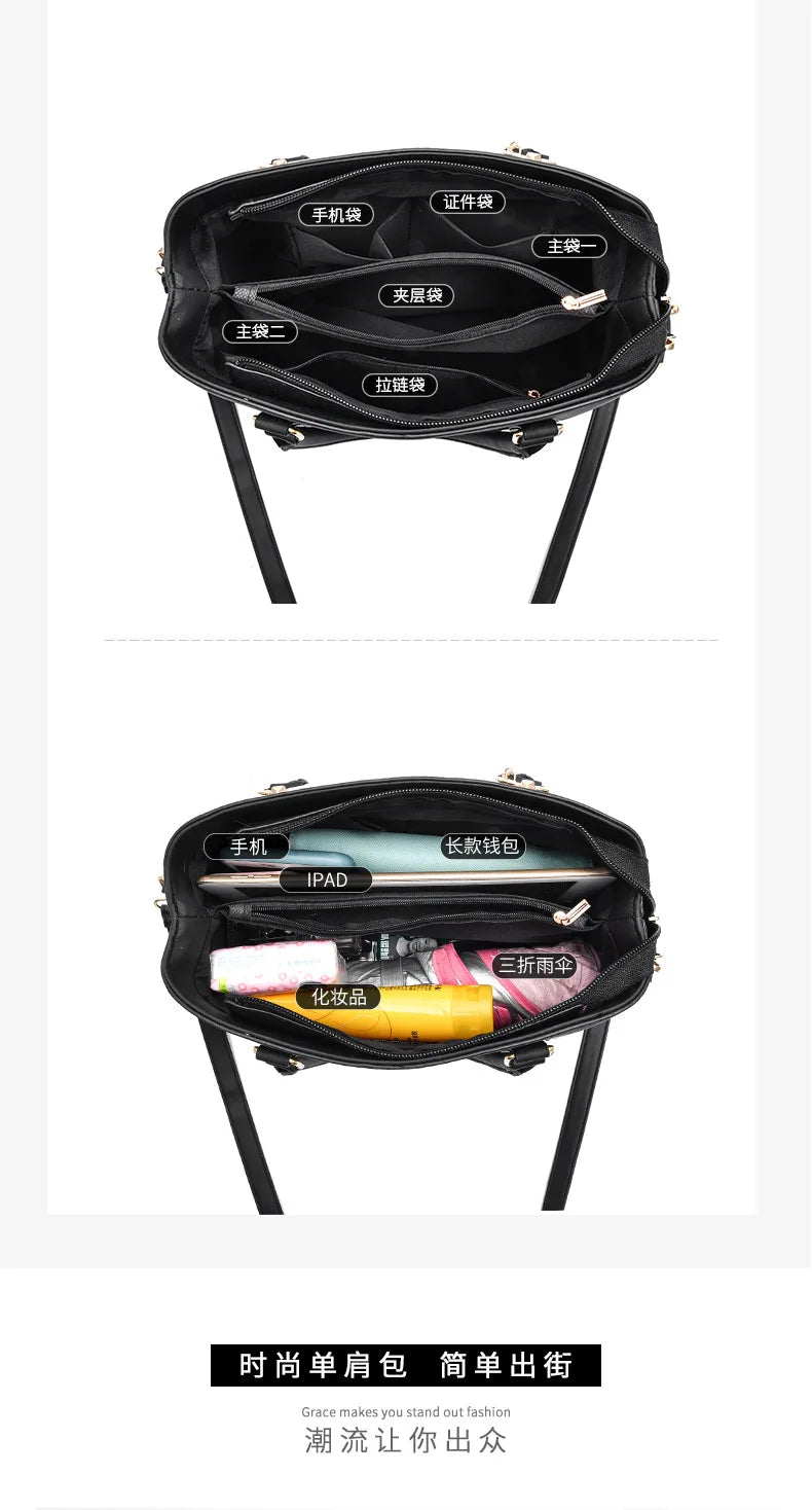 Nuevo Bolso de Hombro para Mujer 2026, Bolso de Diseñador de Lujo, Bolso de Cuero con Monograma Estampado, Bolso Bandolera