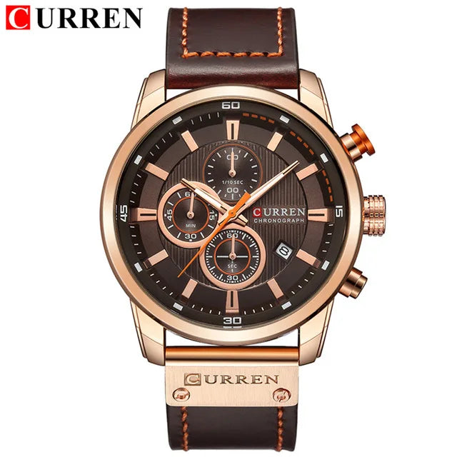 Reloj de Pulsera CURREN 8291 para Hombre, Cronógrafo de Cuarzo, Estilo Casual, Deportivo, Militar, de Moda, para Caballero