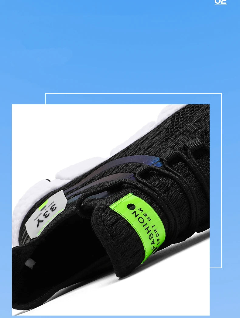 2025 zapatos para hombre, zapatillas transpirables para correr para hombre, zapatos de malla cómodos y ligeros para exteriores, zapatillas para caminar Unisex para mujer