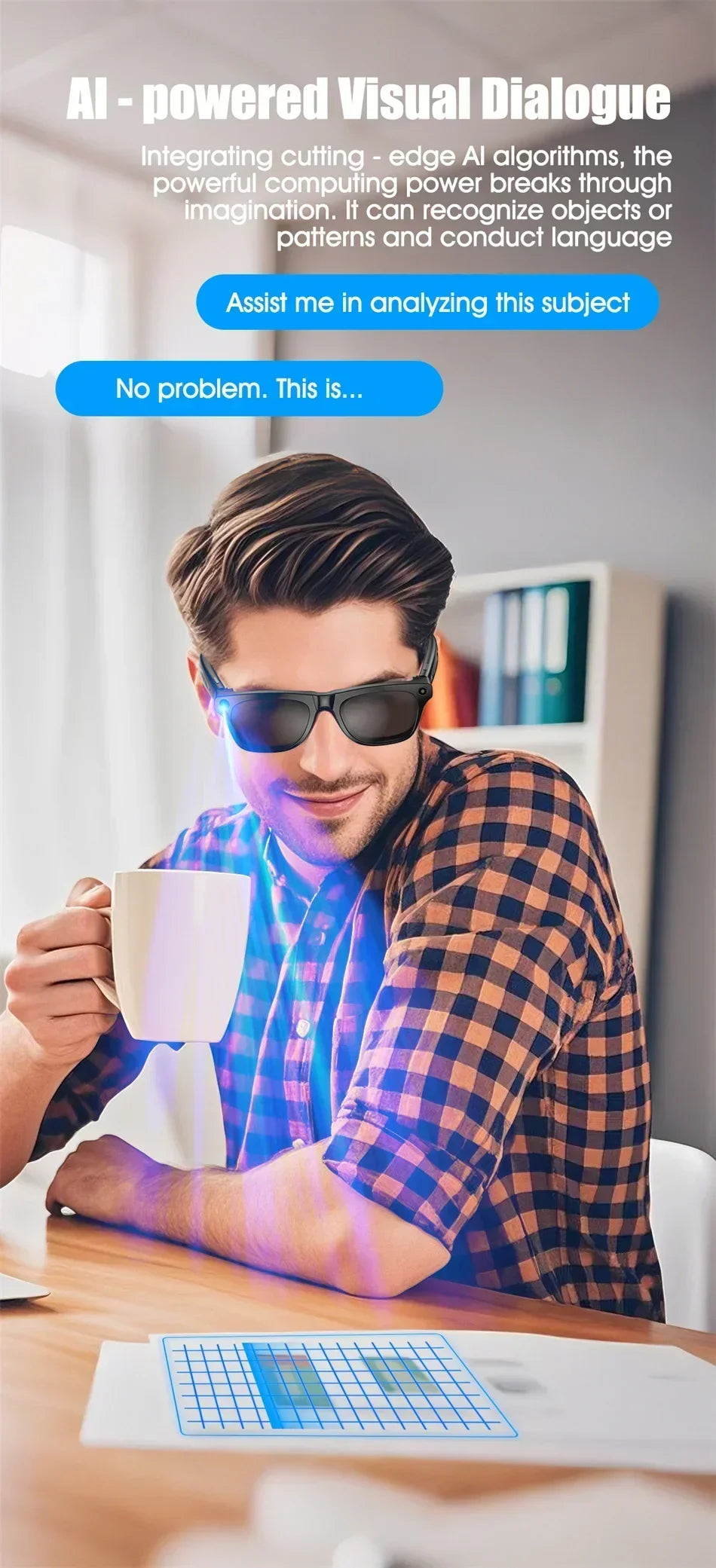 Lentes Inteligentes Lenovo con Cámara 8K, Asistente GPT, Bluetooth y Traducción en Tiempo Real