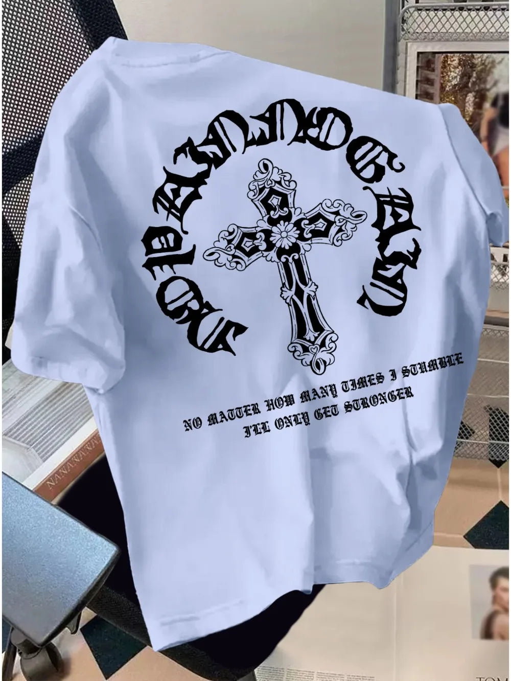 Camiseta de Hombre de Gran Tamaño con Estampado 3D Estilo Americano de Verano, de Secado Rápido y Transpirable, Adecuada para Uso Diario