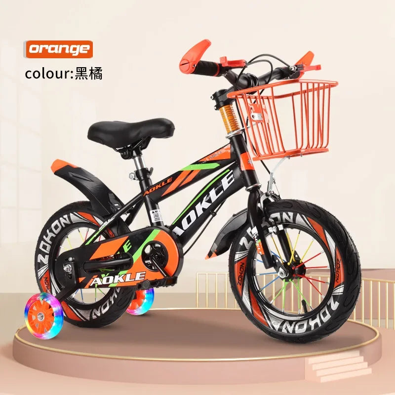 Children's bicycles, 12-18 inch carbon steel frame bicycles for children aged 2-10, can ride bicycles, boys' and girls' bicycles, new