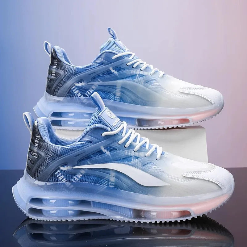 Zapatillas de deporte con cojín de aire para hombre y mujer, calzado deportivo ligero con suela de TPR, para correr, baloncesto y parejas, talla 36-47