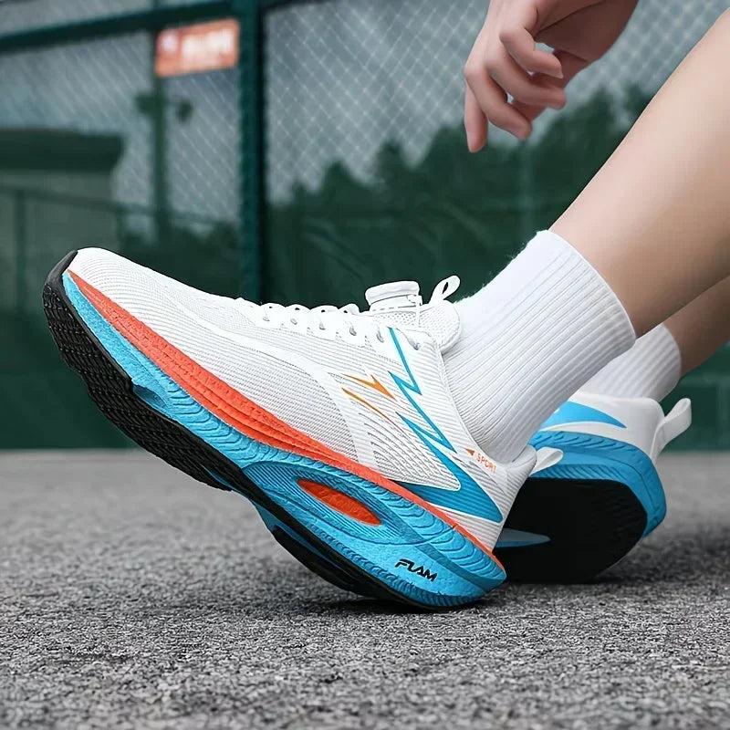 Zapatillas deportivas para hombre, zapatillas informales para maratón, transpirables, ligeras, cómodas, atléticas, antideslizantes, para caminar al aire libre