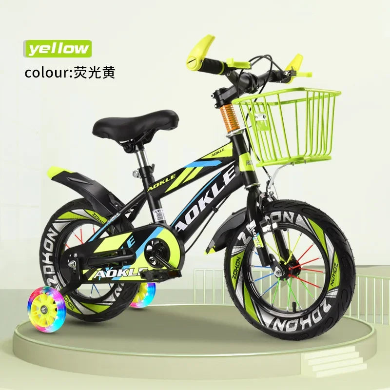 Children's bicycles, 12-18 inch carbon steel frame bicycles for children aged 2-10, can ride bicycles, boys' and girls' bicycles, new