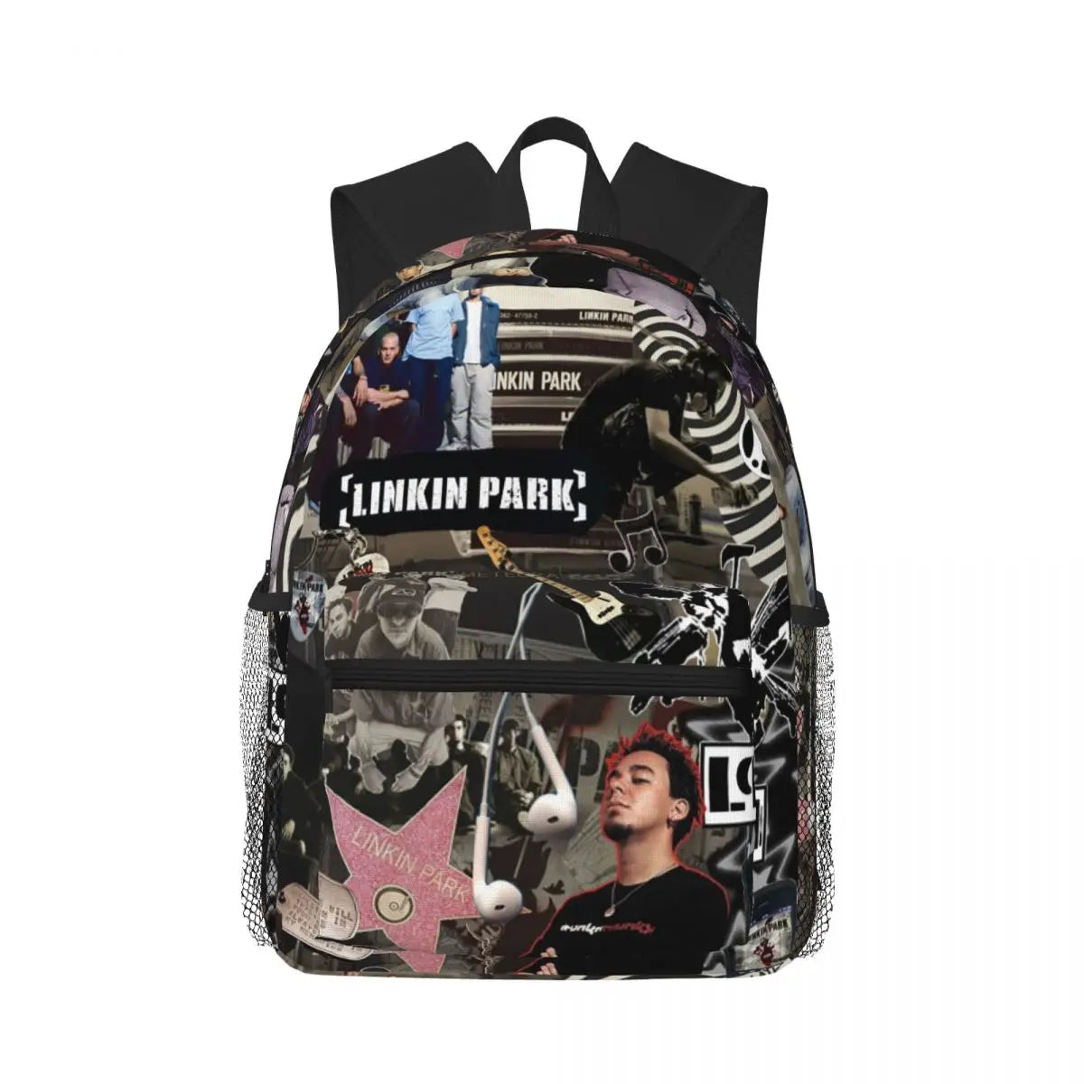 L-Linkin-S P-Park-S Band Mochila para estudiantes Mochila escolar Mochila de viaje para senderismo para niños y niñas Mochila de moda Bolsos de hombro