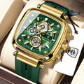 POEDAGAR Luxury Watch For Men Calendar Luminous Waterproof Man Clock Male Chronograph Silicone Sports Men's Quartz Watches Reloj