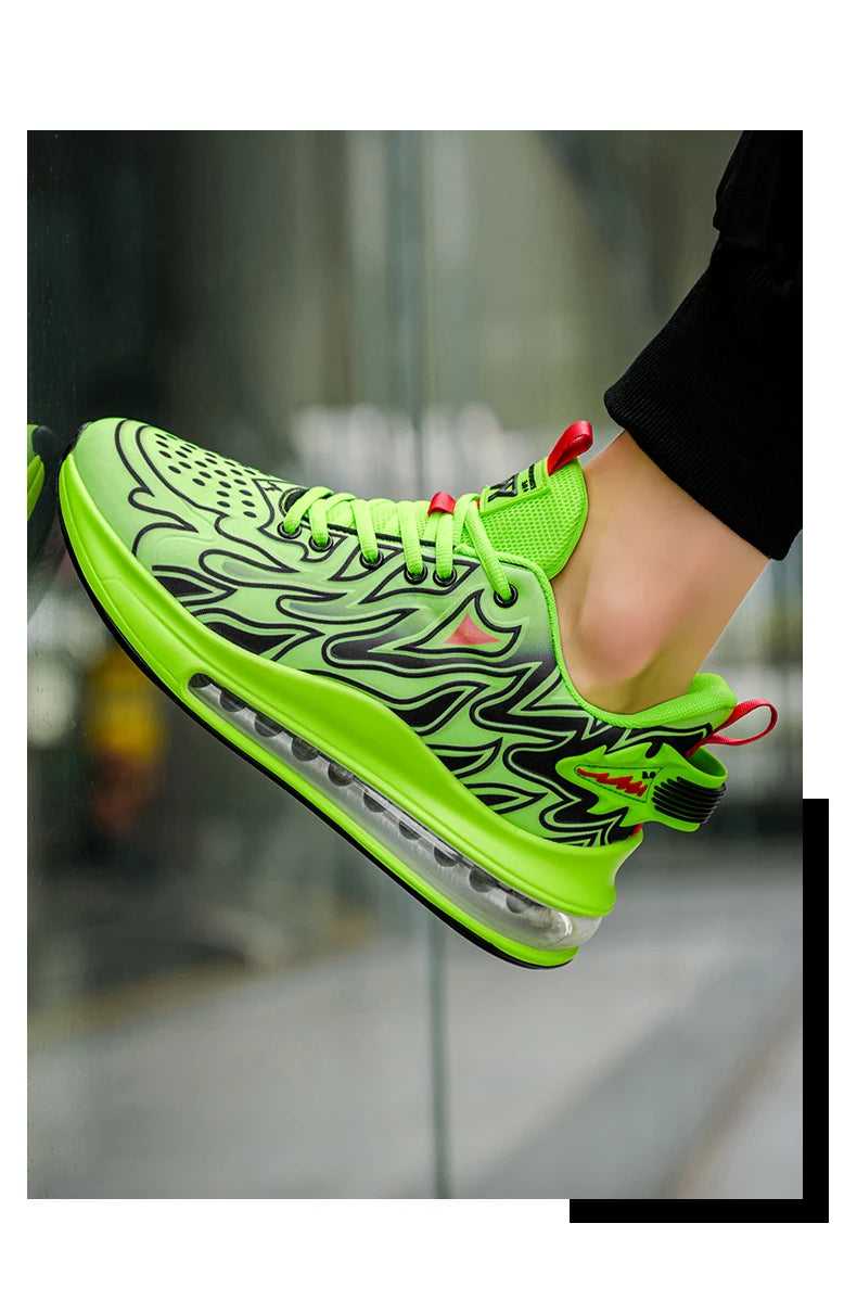 Zapatillas de deporte de lujo para hombre, mocasines informales transpirables para entrenamiento, mocasines de moda para correr, Tenis masculinos