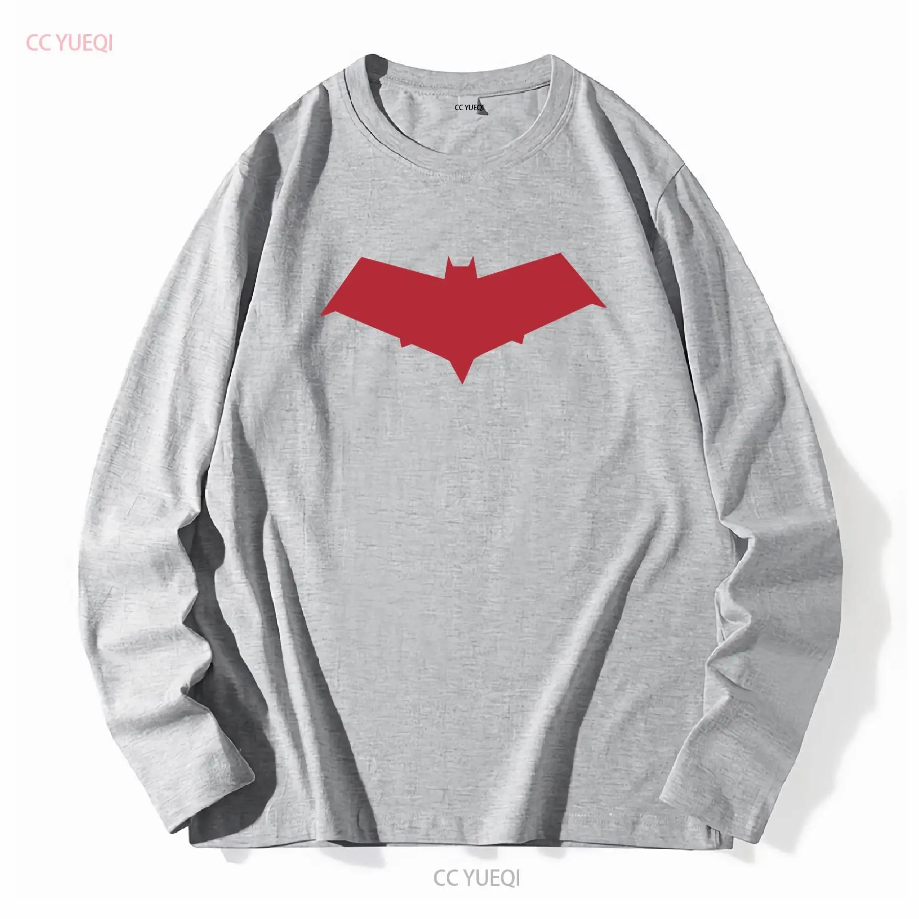 Camiseta con símbolo de capucha roja Jason Todd, camiseta negra de manga larga o corta, vintage, lavada, Unisex, moda para hombre, informal ligeramente transpirable