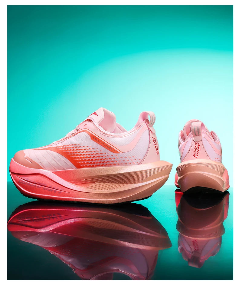 Zapatillas de Running para Hombre con Placa de Carbono, Ultraligeras, Transpirables, con Amortiguación, Antideslizantes, para Maratón, Carreras, Entrenamiento