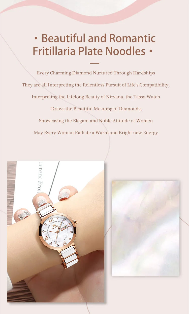 OLEVS Reloj de pulsera Para Mujer, Reloj de marca de lujo Para Mujer, pulsera elegante, relojes de cuarzo a la moda impermeables Para Mujer, Reloj Para Mujer