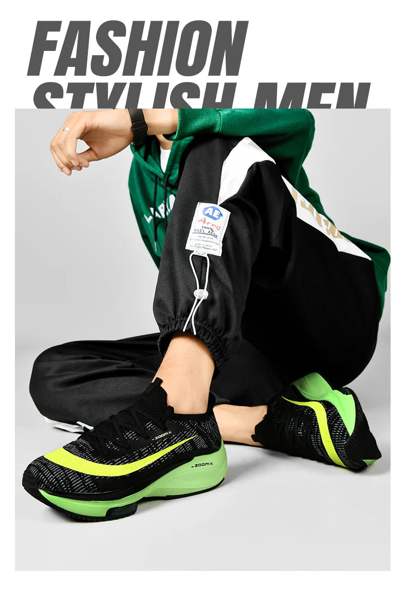 Zapatillas deportivas para correr con cojín de aire para hombre, transpirables, ligeras, cómodas, para entrenamiento atlético, tenis