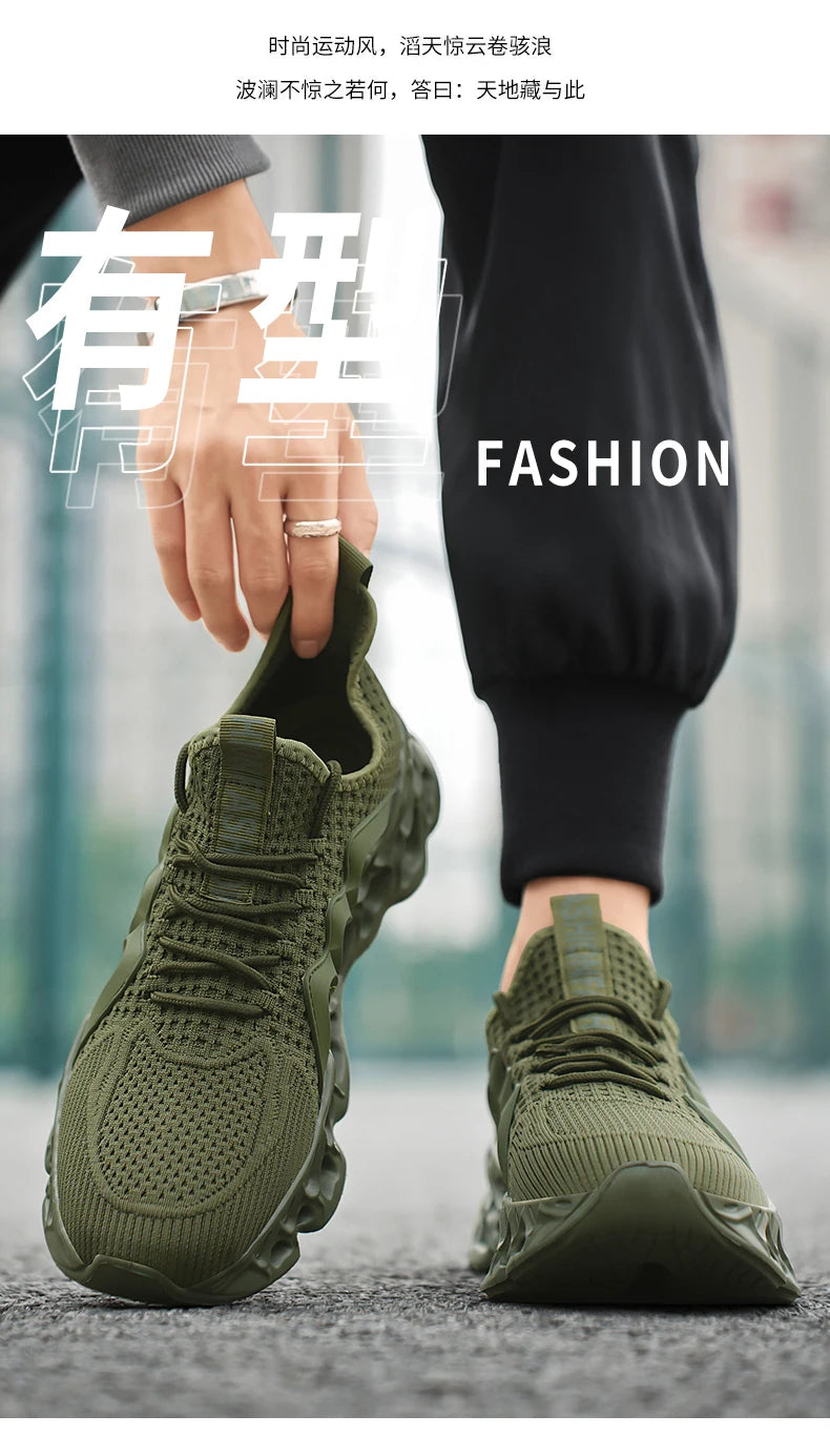 Zapatos de hombre, zapatillas de deporte informales para hombre, tenis, zapatos de lujo, zapatos de entrenamiento para carreras, zapatos transpirables, mocasines de moda, zapatos para correr para hombre