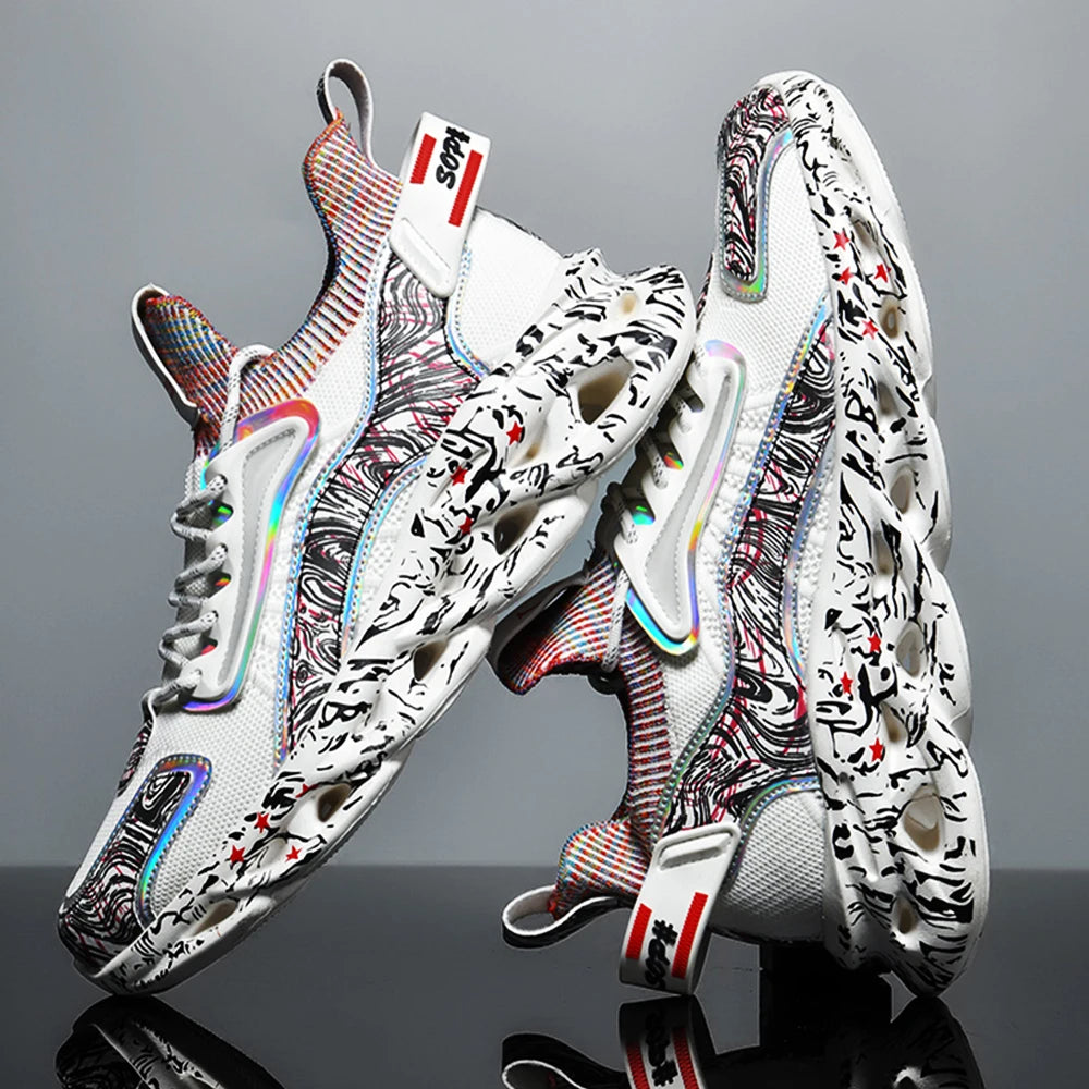 Zapatos de hombre, zapatillas de deporte informales para hombre, tenis, zapatos de lujo, zapatos de entrenamiento para carreras, zapatos transpirables, mocasines de moda, zapatos para correr para hombre