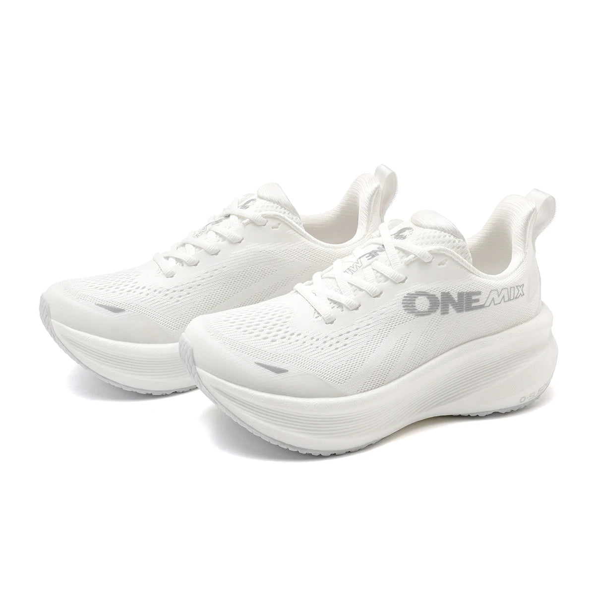 ONEMIX Zapatillas de deporte de malla transpirable y ligeras para mujer, zapatillas para correr con suela suave antideslizante y absorción de impactos, para fitness y uso versátil