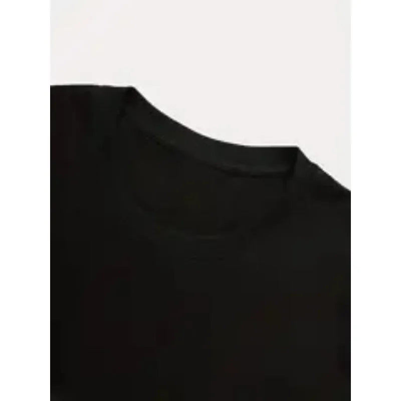 Camiseta con hombros descubiertos para mujer, Top informal Retro con estampado Floral, cuello redondo, manga corta, holgado, a la moda