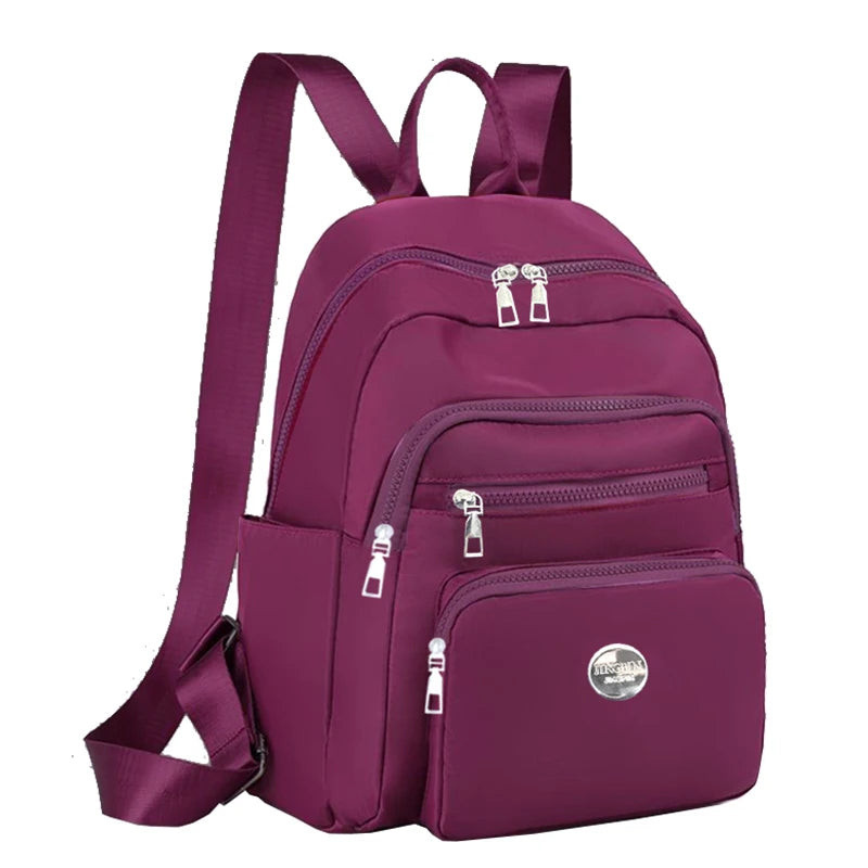 Bolso de doble hombro de nailon de estilo neutro para hombres y mujeres, adecuado para viajes de negocios, varios colores disponibles.