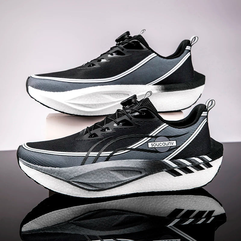 Zapatillas para Correr Profesionales con Placa de Carbono para Fitness, Maratón, Deportivas Ligeras para Hombre, Cómodas y Antideslizantes para Mujer