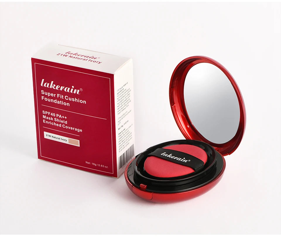 Mask Fit Red Cushion Foundation Long-Lasting Lightweight Buildable Coverage Semi-Matte Finish Korean Cushion Founda