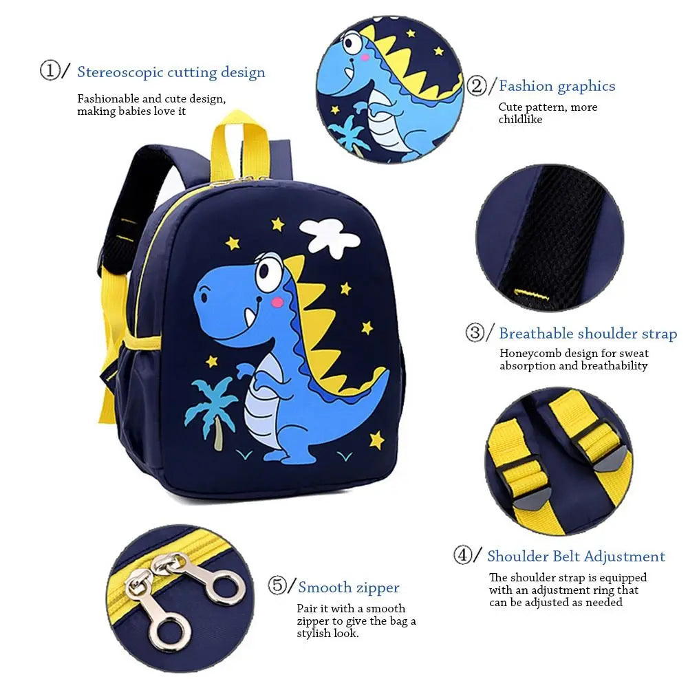 Bolso de hombro para jardín de infantes, bolsos, bolso de dinosaurio, bolso de estudiante, mochila