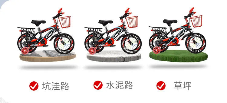 Bicicletas para niños, bicicletas con estructura de acero al carbono de 12-18 pulgadas para niños de 2 a 10 años, pueden andar en bicicleta, bicicletas para niños y niñas, nuevas