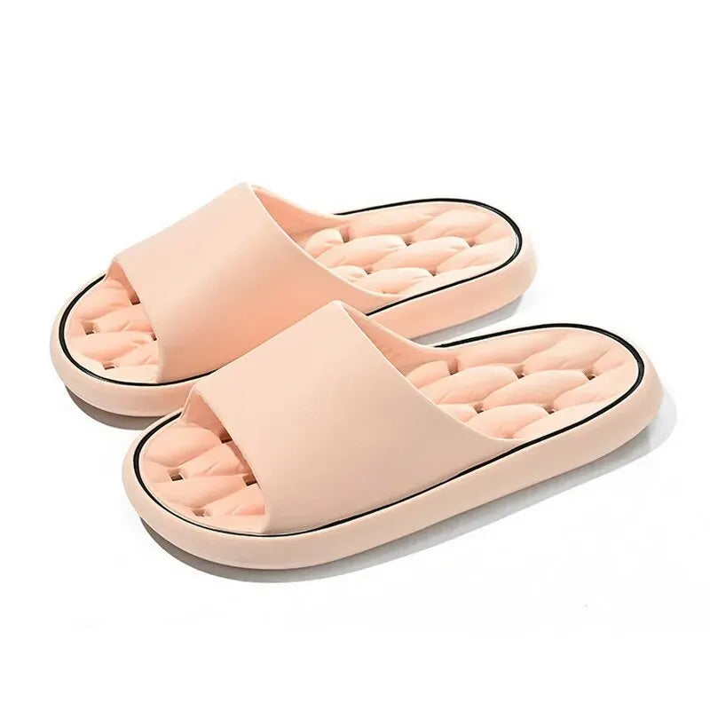 Zapatillas de casa para baño con fugas, zapatilla de ducha de secado rápido, chanclas de playa ligeras y con fugas, toboganes de natación para mujer