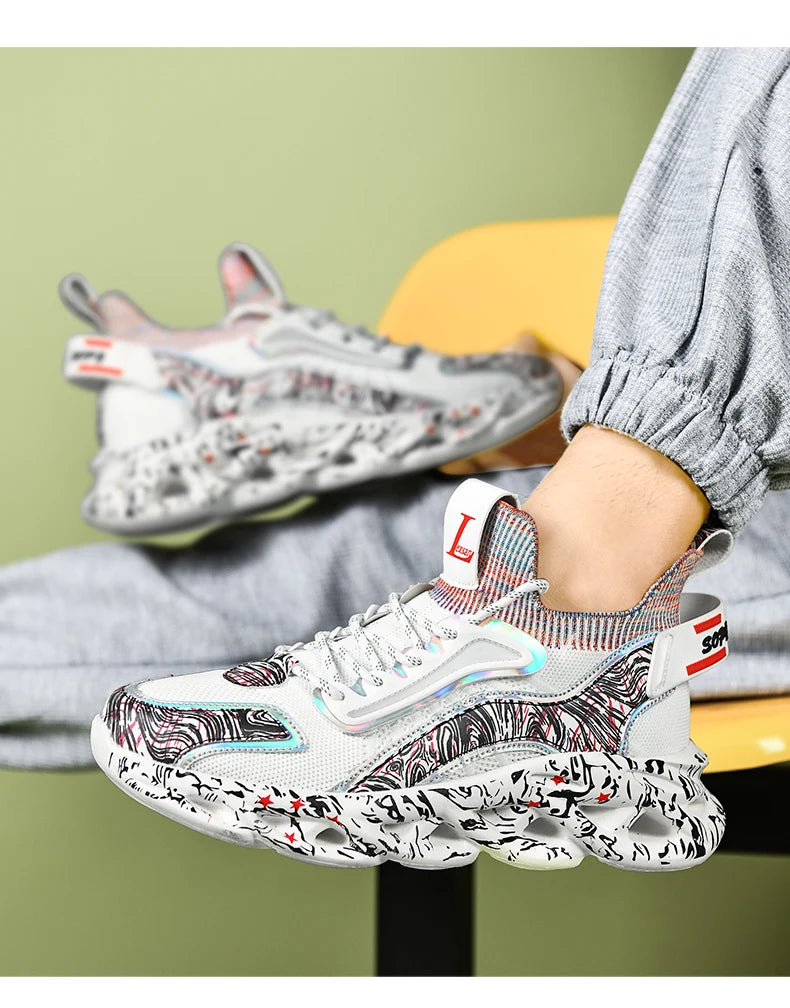 Zapatos de hombre, zapatillas de deporte informales para hombre, tenis, zapatos de lujo, zapatos de entrenamiento para carreras, zapatos transpirables, mocasines de moda, zapatos para correr para hombre