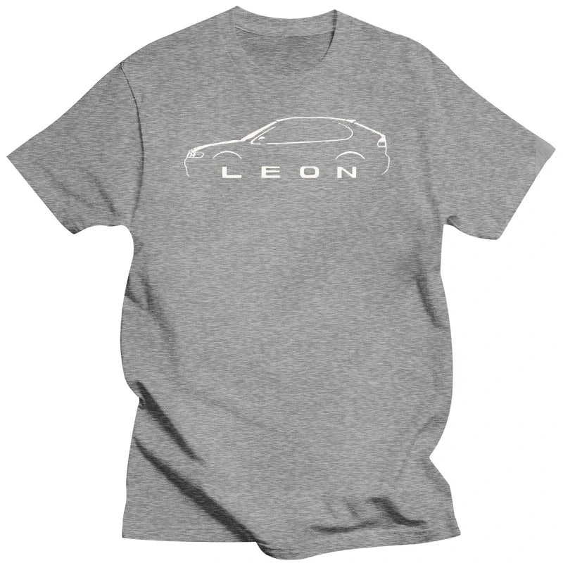 Camiseta de algodón de manga corta para hombre, camisa de diseño de coche clásico inspirado en león de España, nueva moda de verano