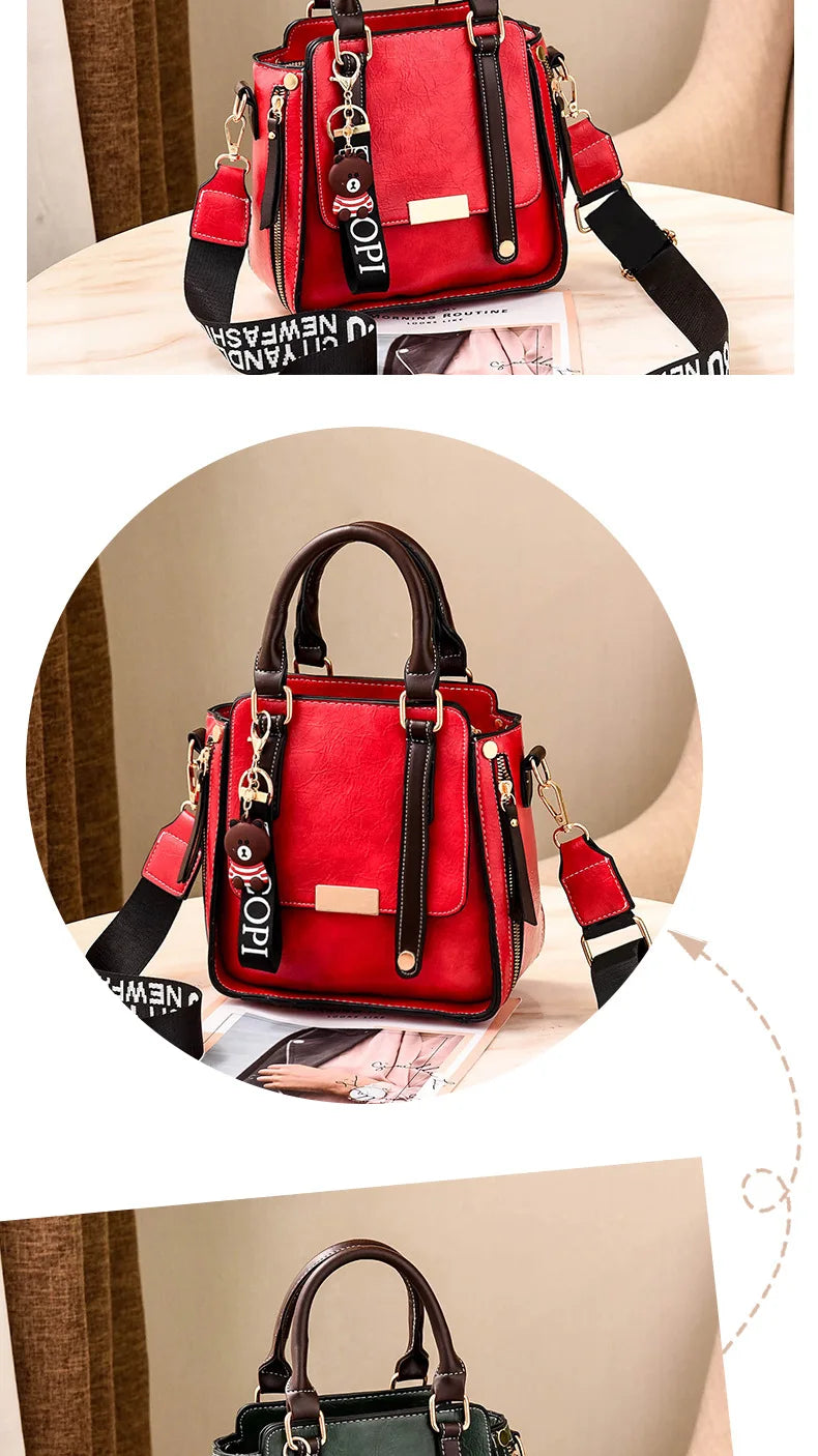Bolso de mano de diseñador de marca de lujo para mujer, bolso de hombro de nueva tendencia a la moda, bolso cruzado Retro clásico, bolso cuadrado pequeño para ir al trabajo