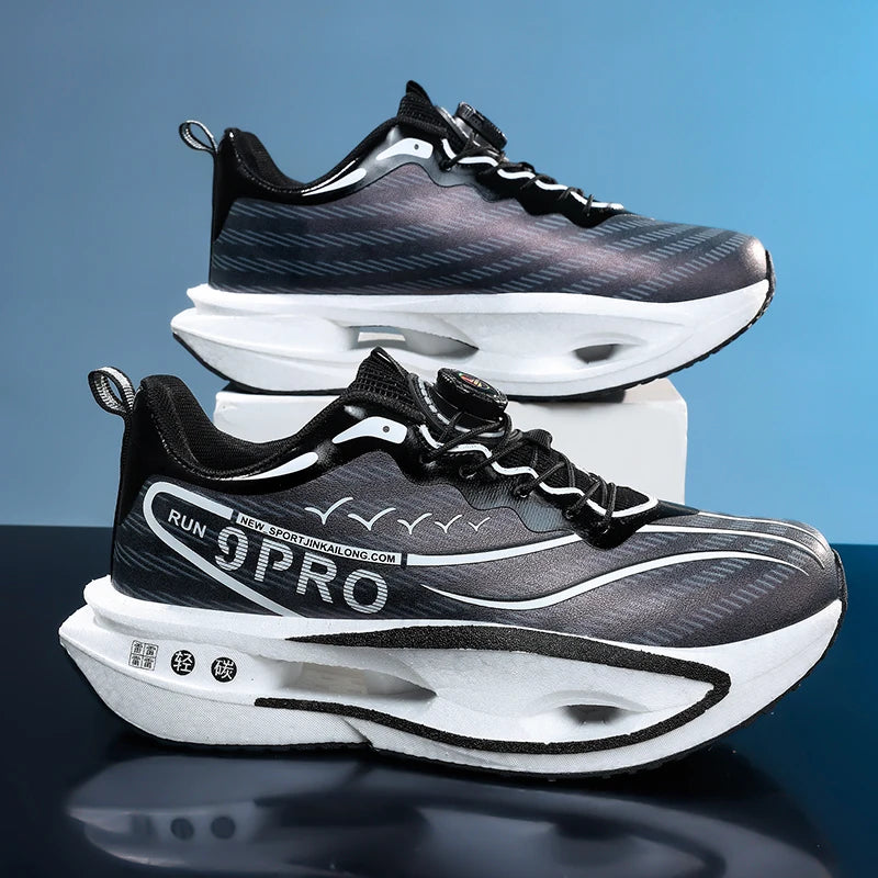 Zapatillas para correr Unisex 2025, nuevas zapatillas de entrenamiento deportivo con suela gruesa y amortiguación ligera, zapatillas de tenis de uso diario para hombres y mujeres
