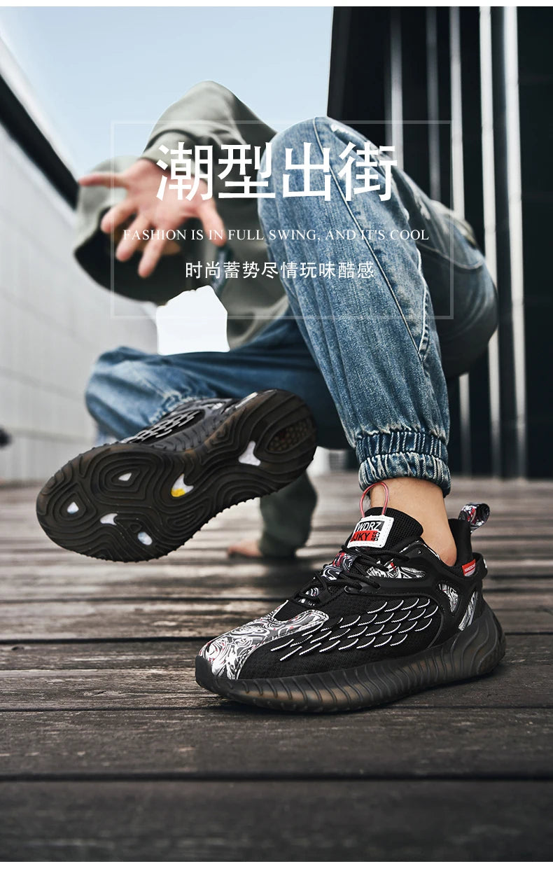 Zapatos de hombre, zapatillas de deporte informales para hombre, tenis, zapatos de lujo, zapatos de entrenamiento para carreras, zapatos transpirables, mocasines de moda, zapatos para correr para hombre