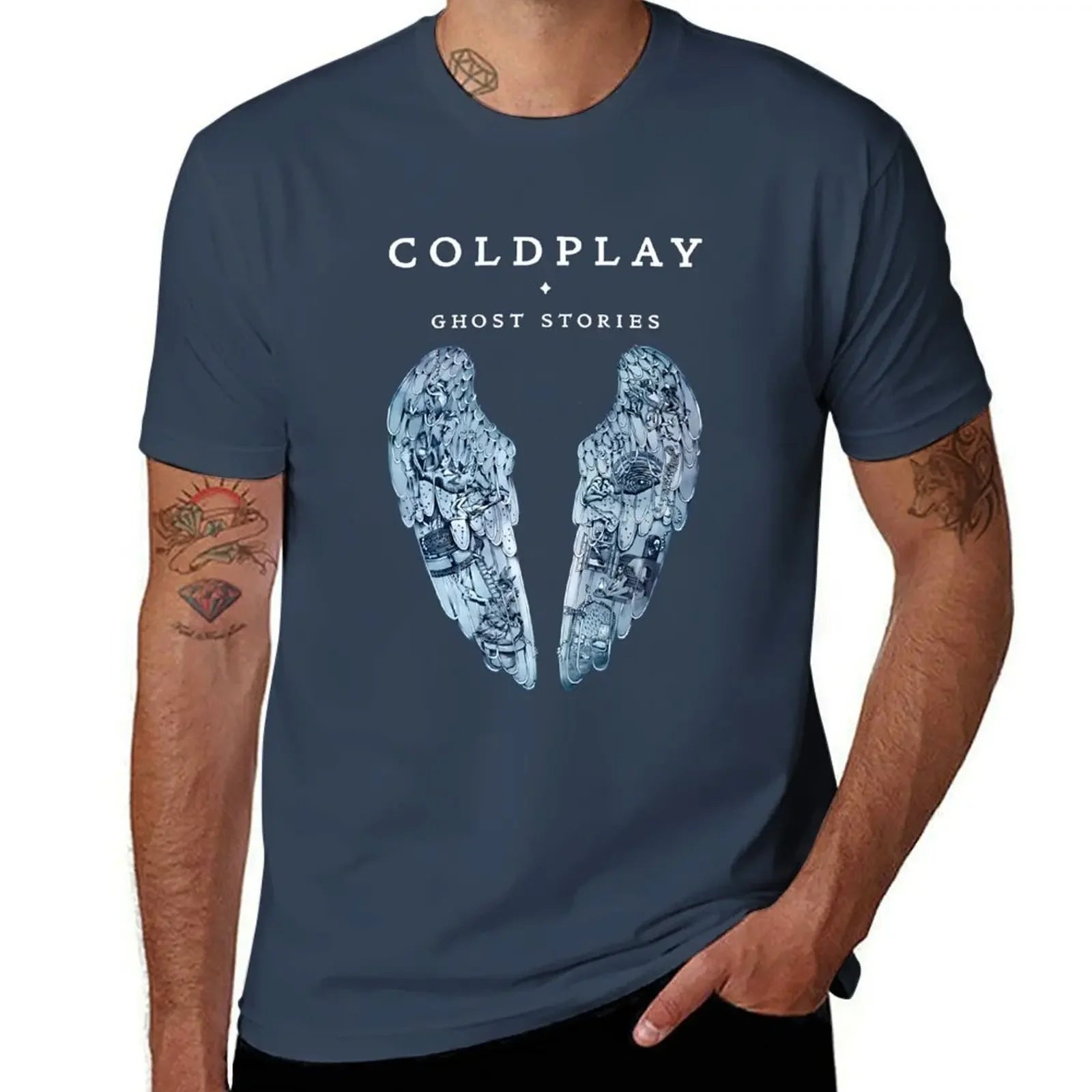 Camisetas de talla grande para hombre, ropa Vintage Sublime, Vbcvb, coldplay, estilo divertido, gráfico, Verano