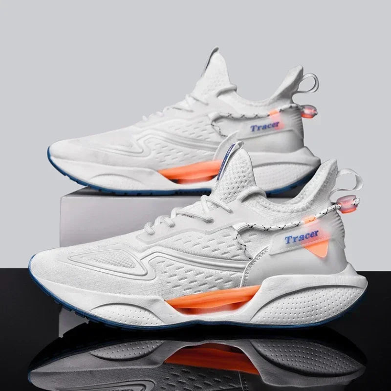 Zapatillas de deporte para hombre, zapatillas para correr de alta calidad con zapato de palomitas de maíz, cómodas zapatillas Unisex para correr, caminar, tenis informales, transpirables y ligeras