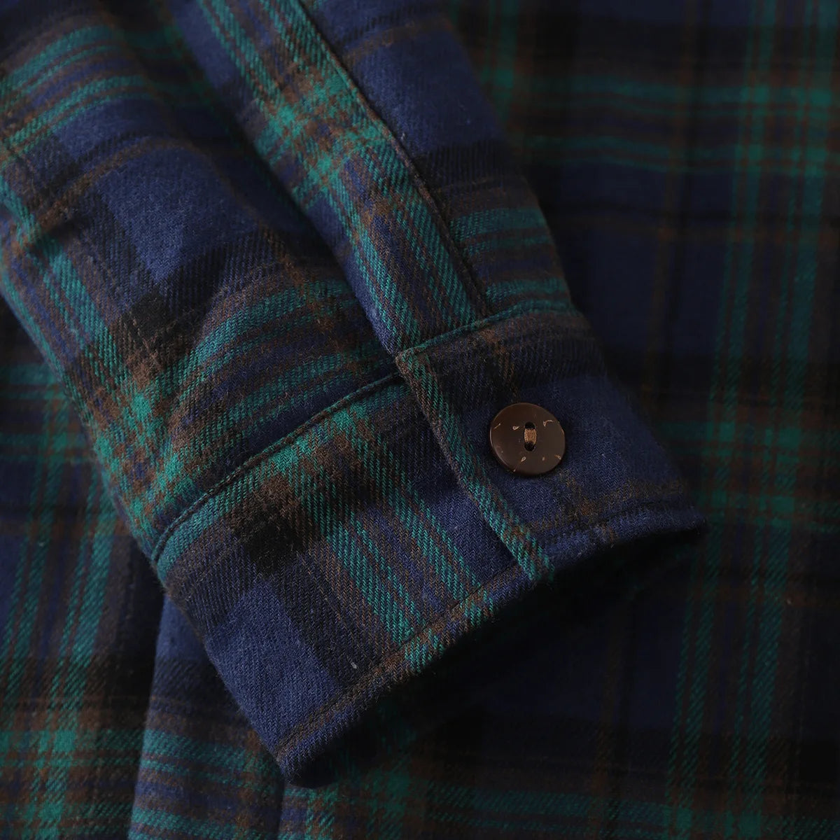 New2026 Chaqueta de lana a cuadros para hombre, Otoño Invierno, cuello vuelto, botón, camisa gruesa, chaqueta para hombre, chaqueta informal, camisas