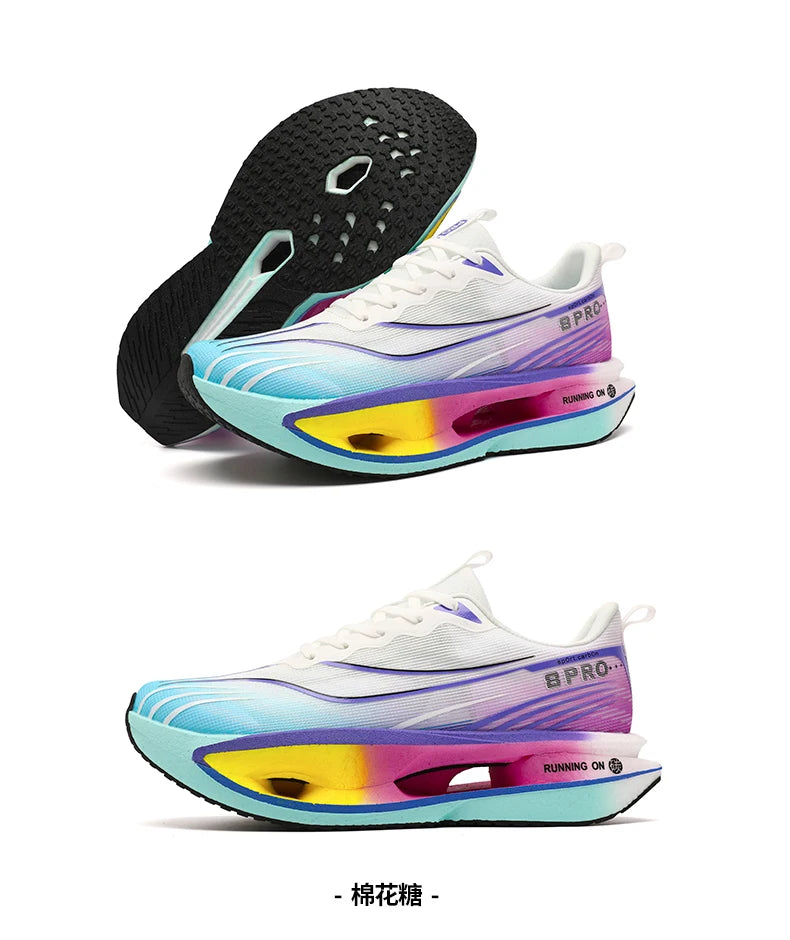    Zapatillas de Running Marathon para Hombre, con Placa de Carbono, Casuales, Transpirables, para Tenis, Deportivas, Ligeras, para Mujer