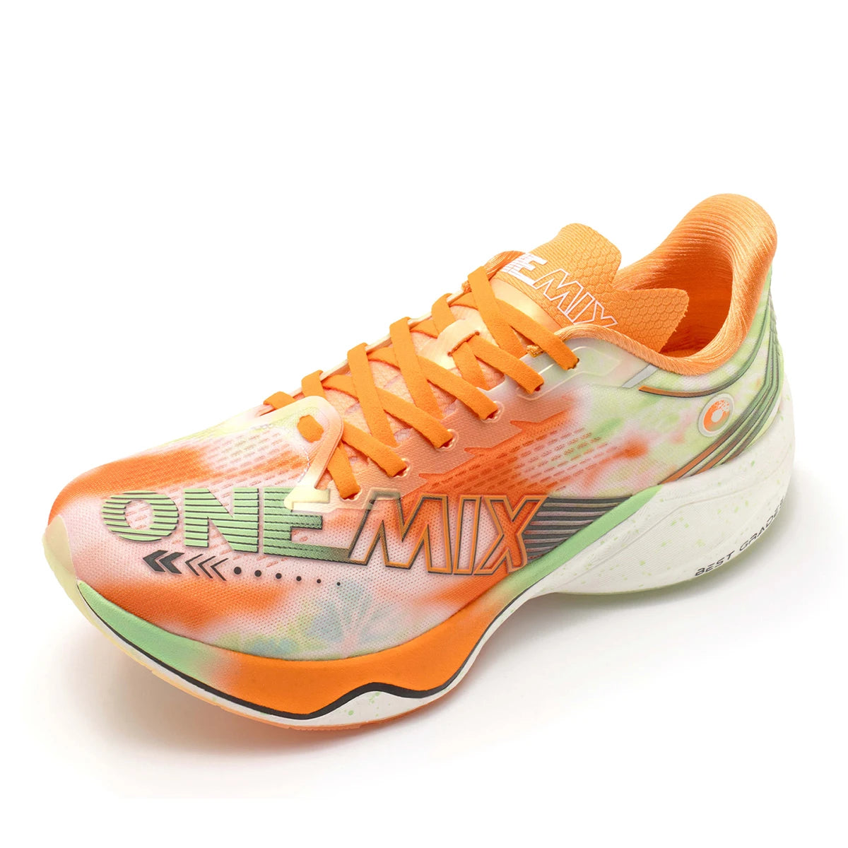 ONEMIX Zapatillas de Running y Entrenamiento con Placa de Carbono de Nylon para Hombre, Amortiguación Completa, Zapatillas Deportivas con Placa de Carbono para Caminar