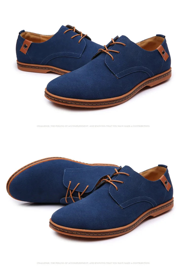 Zapatos de Cuero Nuevos 2026 para Hombre, Zapatos Oxford de Lujo para Hombre, Zapatos Casuales de Negocios de Cuero de Gamuza de Alta Calidad, Zapatos de Hombre